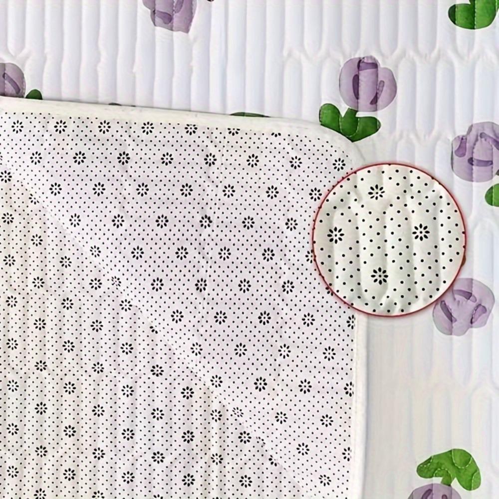 1pc Reusable,Washable Adult Urine Pad & Pet Mat - Cute Cactus & Floral Design,Lightweight Polyester Fabric,Ideal for Women'S Hygiene & Postpartum Care