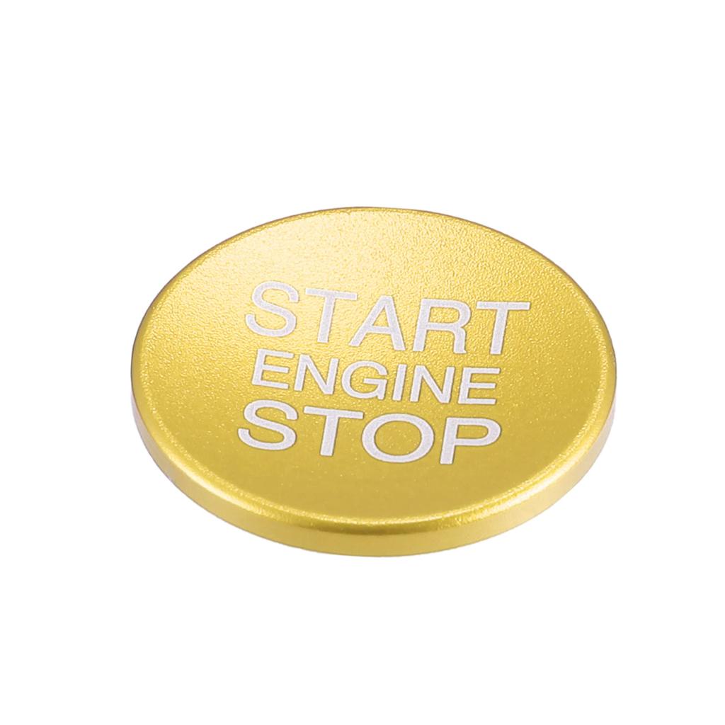 A ABSOPRO Engine Start Stop Ignition Button Overlay Cover Decal Interior Trim Sticker Fits