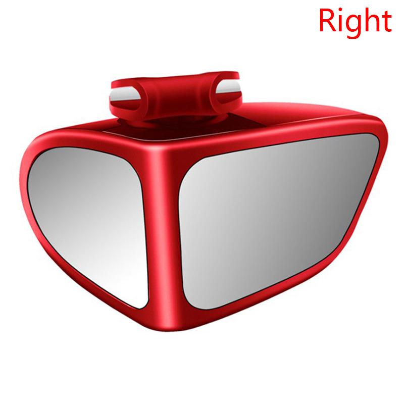 Car Reversing Small Round Mirror Front And Rear Wheel Wide-Angle Mirror Double-Sided Auxiliary Rearview 360 Degree Blind