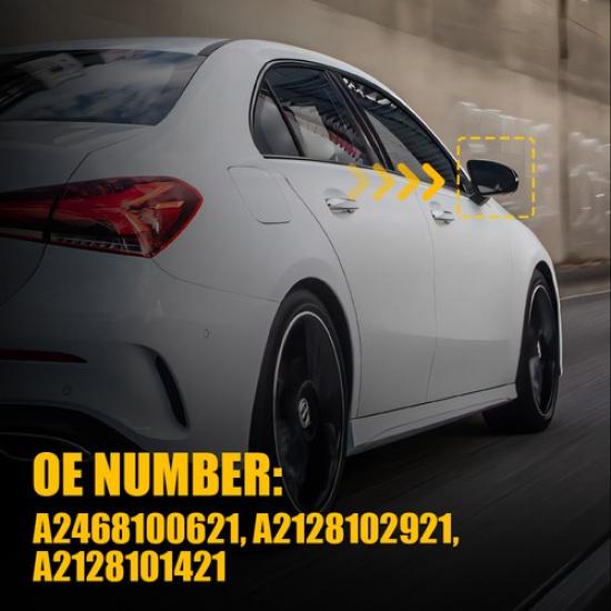 RH Passenger Side Mirror Glass Heated W/Blind Spot For Mercedes W176 W204 W212