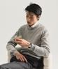 TAILORCHAD Merino Wool Round Neck Knit (Light Gray)