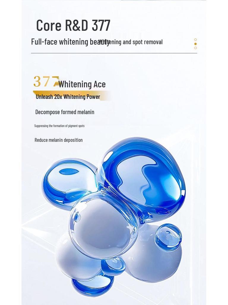 BiUi Whitening Repair Essence: Brightening & Rejuvenating Freckle Removal with Hydrating Niacinamide.