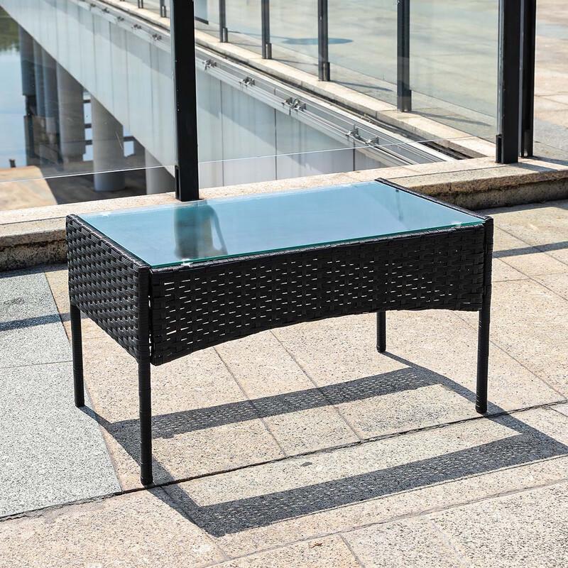 Outdoor Rattan Chair and Table Set