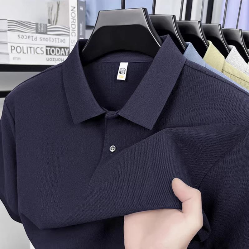 Short Sleeve T-Shirtpolo Men's Summer Lapel Collar Casual Top