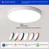 Modern LED Ceiling Lamp: Versatile Lighting for Living Room, Corridor, or Bedroom - Full Spectrum, Round Design