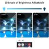 USTELLAR Remote Controller for 25W, 80W, 100W RGB LED Flood Lights DIY Colors 6 Mode Dimmable Memory Function with Timer Setting