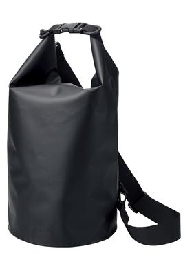 ELECOM Waterproof Dry Bag, Drum Type, 10L, Dustproof, for the Beach, Gym, Fishing, Camping, Black, PWWPBD10BK