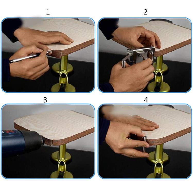 Portable Edge Banding Trimmer Steel End Cutter Edge Banding Trimming Machine DIY