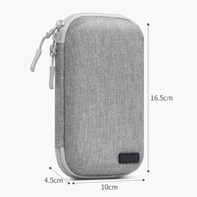 Shockproof Carrying Charging Adapter Case Hard Protective Pouch for M.2 Hard Drive Small Electronics Cable Accessories