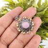Colgante Ojo de Gato Rosa, Joyería Colgante de Plata de Ley 925, Joyería de Piedras Preciosas Colgante Hecho a Mano Para el Día de los Caídos