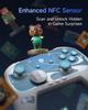 Switch 2 Compatible with Switch Magnetically EasySMX S10 Switch HD Sleep Pro TMR Joystick Game Controller with Back RGB Bluetooth Wireless NFC