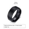 6mm 8mm Stainless Steel Rings Gold Color Brushed Surface Wedding Ring for Men Women Couple Engagement Finger Jewelry Gifts