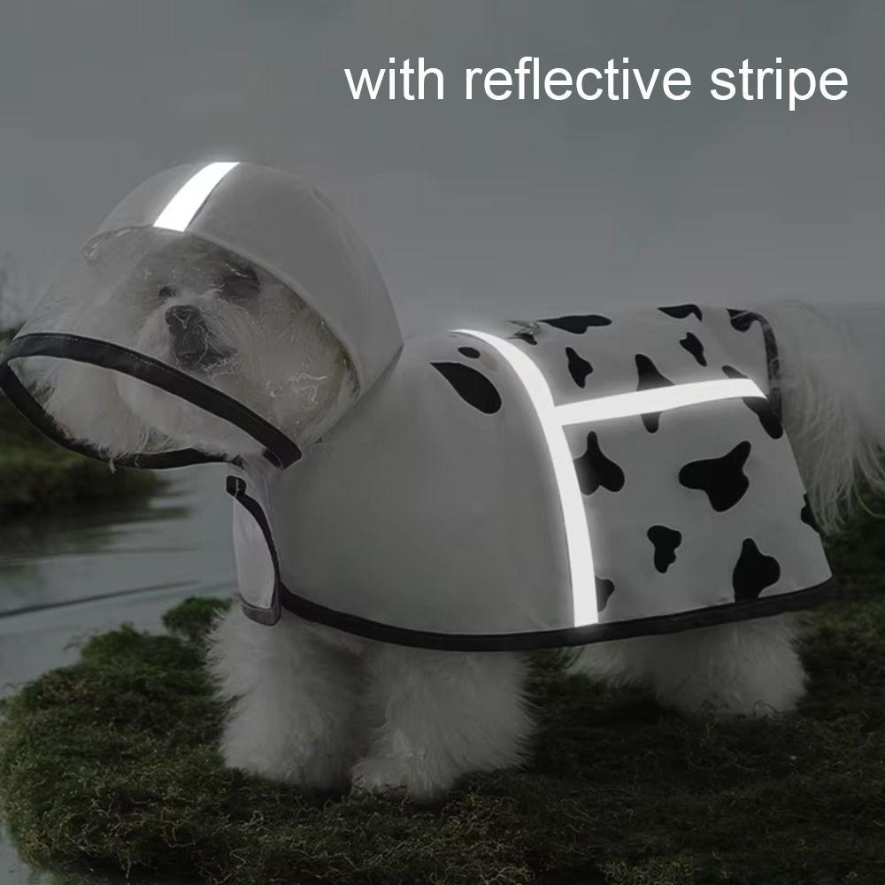 Cartoon Dog Rainwear Waterproof Puppy Clothes Fashion Puppy Rain Cape  Summer