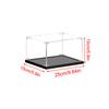 Acrylic Display Case for Collectibles Assemble Clear Dustproof Display Box for Action Figures Model Doll Toys Display Home Storage Case