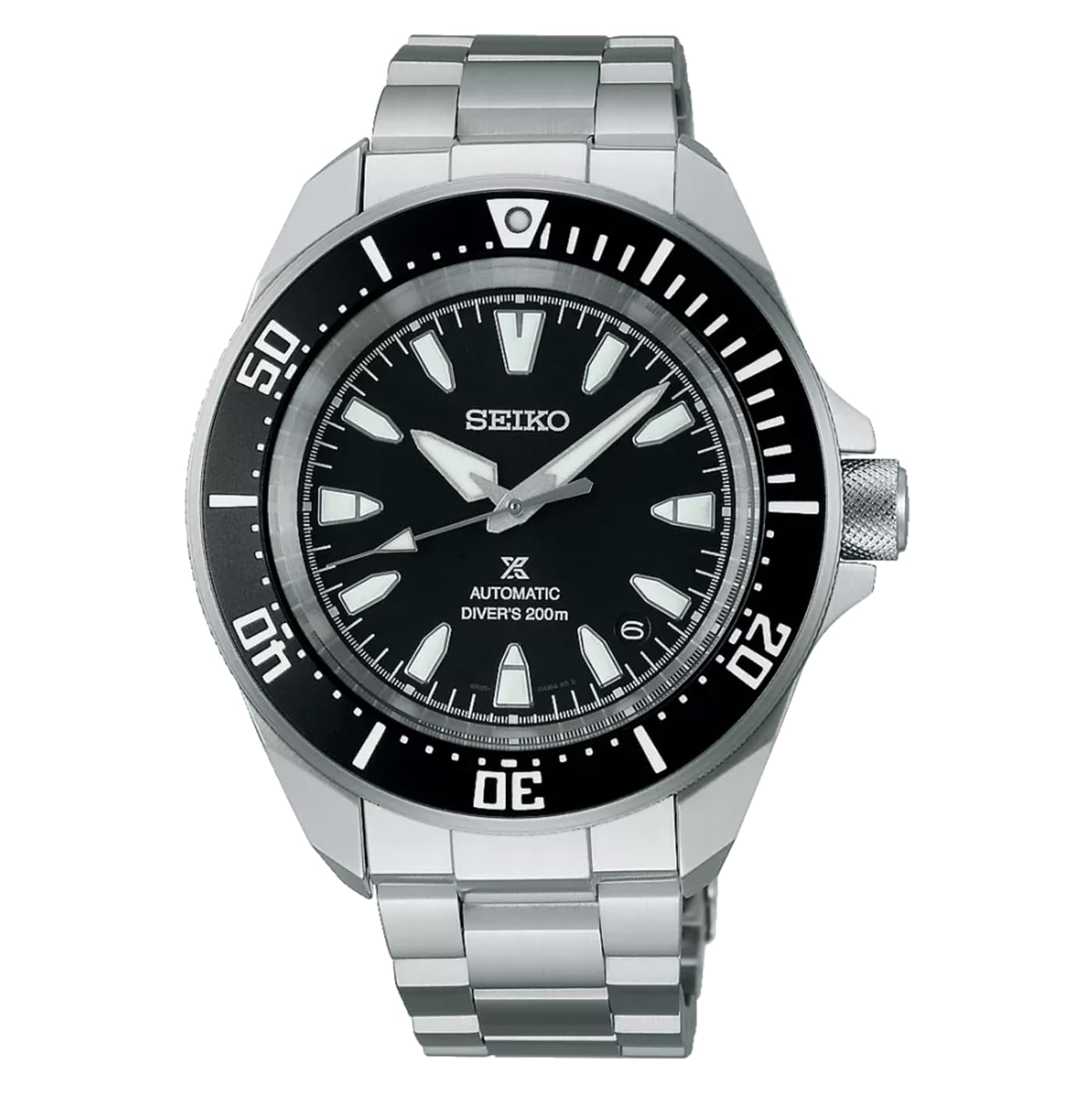 

Seiko Prospex SRPL13K1 Автоматичні з браслетом Самурай Чоловічий годинник, Чорний/Білий,
