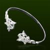 Bangle Crystal Stone Cubic Zirconia Elf Princess 925 Sterling Silver Charm Bracelet Movie Jewelry Women Gift