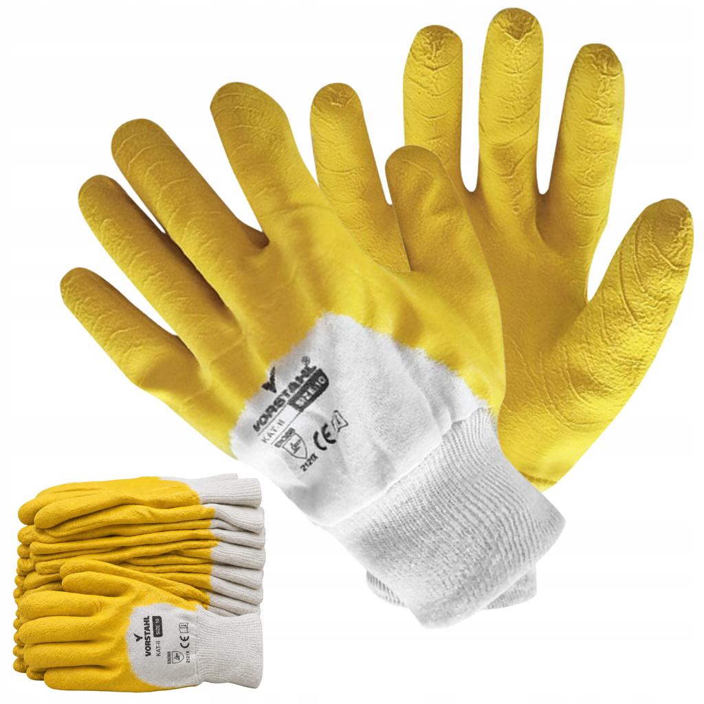 Cotton-polyester Protective Gloves, Pack of 12, Size 10, Vorstahl Quality