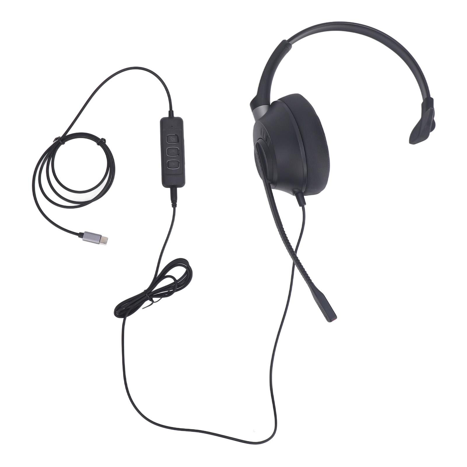 

Телефонная гарнитура USB C-штекер Монофоническая поддержка USB C-USB 3,5 мм Разъем Служба поддержки клиентов