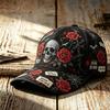 Gorra de Béisbol Estilo Callejero Americano Sombrero con Estampado de Halloween Sombrero Casual Diario para el Sol