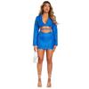 Missy Empire Womens/Ladies Tie Detail Cropped Blazer