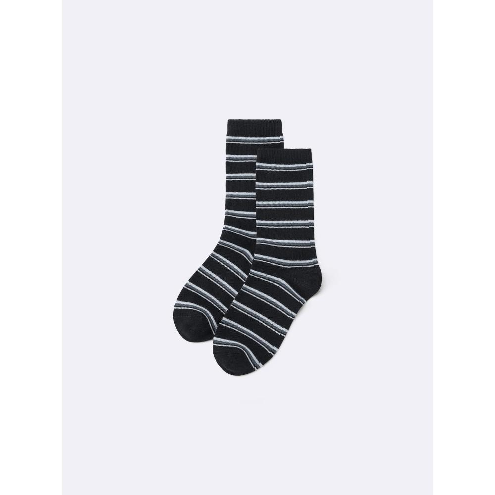 Gu By Uniqlo Crew Socks  Border 