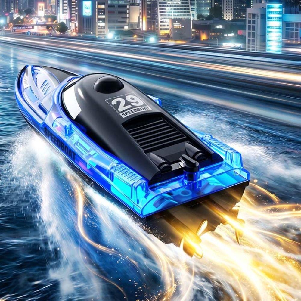 High Speed RC Speedboat Children's Toys Electric Watercraft Electric Yacht Boat Kids Gift