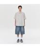 Keoseuuteommellou Blue Denim Bermuda Shorts Cwpam26373Bux