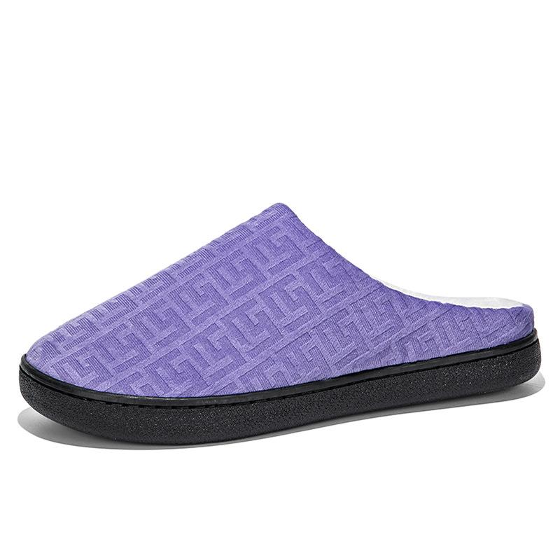 Cotton slippers winter large size home thermal cotton shoes couple indoor and outdoor wear cotton mop