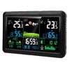 Weather Forecast Station Wireless 7.5 Inch Color Display Multi Functional Indoor Outdoor Thermometer Atomic Clock EU