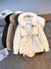 Puffer Coat Women's Slim Fit Hooded Thick Fleece Cotton Jacket Winter Fashion Korean Style Warm Coat