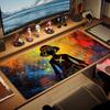 Straw Hat Crew Print  Cushion Non-slip Laptop Tablet Big Mousepad XXL Mat Mini PC Playmat With Lock edge