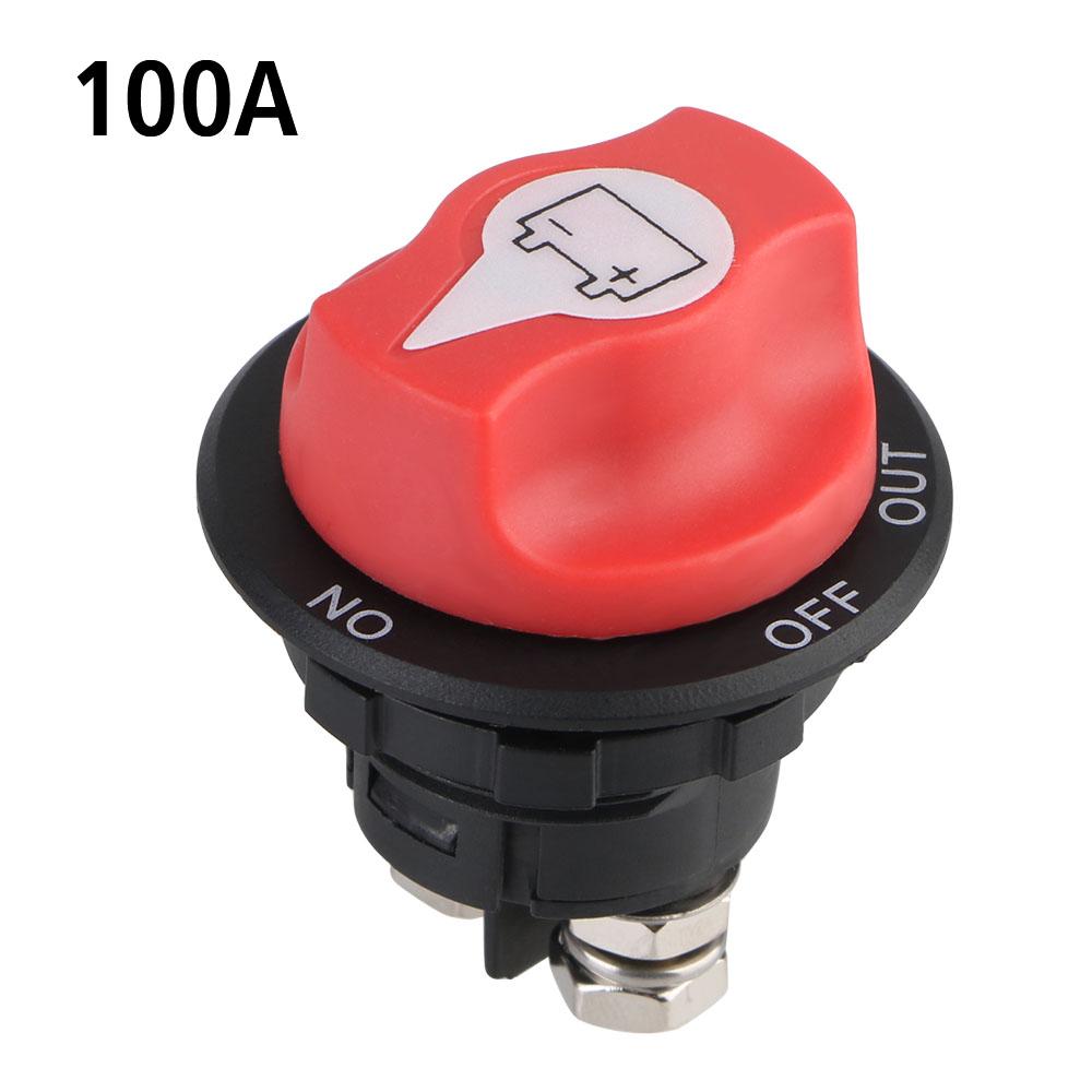 

For Truck Car Motorcycle Boat 50A 100A 200A 300A DC 12V Disconnecter Power Isolator Cut Off Switch Kit Car Rally Battery Switch