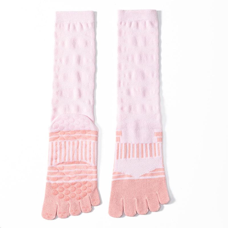 Non-Slip Five-Toe Pilates & Yoga Socks with Massage Sole