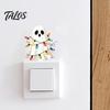 Easy To Apply Switch Decor Halloween Ghost Decorative Sticker, Cartoon Fairy Lamp Decal for Light Self Adhesive Decals Switch, Removable Wall Sticker