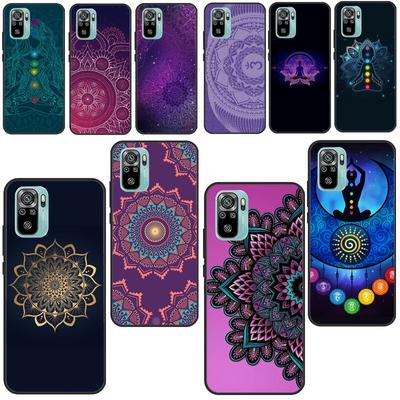 Mandala Chakra Yoga Case For Xiaomi Redmi Note 11 Pro Back Cover For Redmi Note 10 8 9 Pro 9S 10S 9A 9C 9T