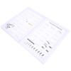 Professional False Eyelashes Display Book Organizer Waterproof Makeup Eyelash Display Board