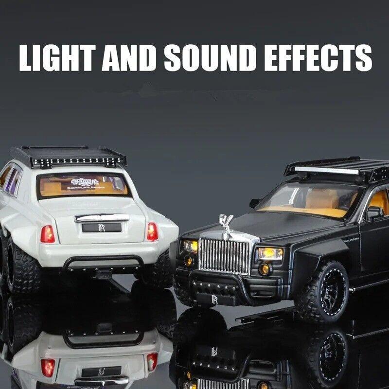 1/32 Rolls-Royce Phantom 6x6 Slitina Pickup Odlévaný Model Auta - Zvuk a Světlo Dárek