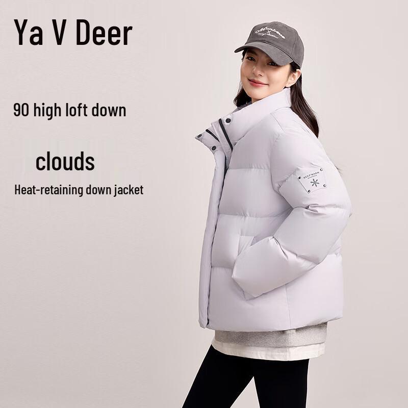 

Yalu Women s Short Stand Collar Down Jacket S