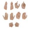 F Fityle 1/6 Scale Male Doll Hands, Feet, and Fists Model for 12-inch Figures, DIY Doll Making, 5 Pairs