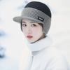 Winter Velvet Thickened Anti Cold Warm Woolen Hat Riding Windproof Protective Knitted Hat Anti Cold Pullover Hat