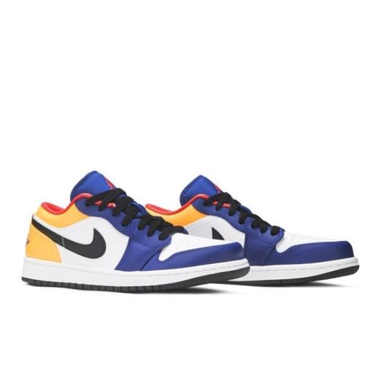 

Air Jordan Air Jordan 1 Low White Deep Royal Blue 553558-123 Men s Shoes EU 47.5 білий/глибокий