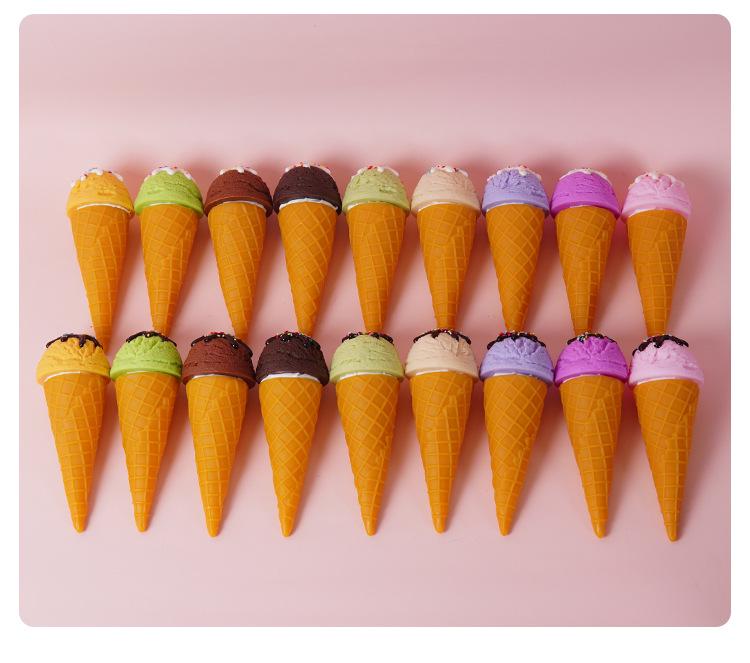 Ice Cream Toy Cone Simulation Display Props for Cold Drink Shop