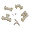 Fully Automatic Coffee Machine Interfaces Connector Adapter Clip Water Pipe Adapter with Quick Connect Technology