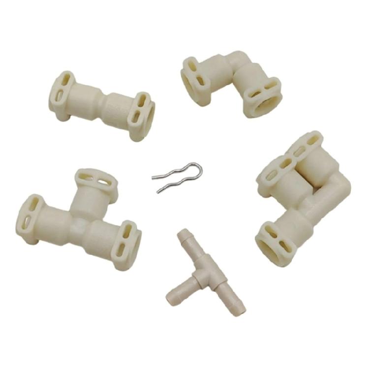 Plastic Water Tube Connector Universal Fit Line Connection Component Suitable for Coffee Machines Corrosion Proof Design