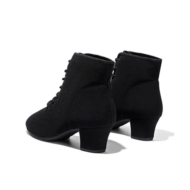 Damen Latin Ballroom Schuhe Tango Jazz Salsa Tanzen Hohe Absätze Trainingsschuh Mädchen Modern Social Dance Sneaker Stiefel