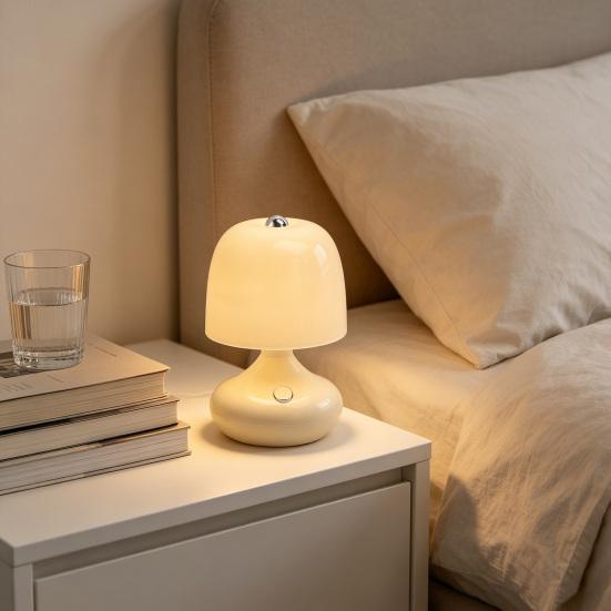 Small Night Light Soft Light Night Light Eye Caring Night Lamp Compact Cup-Shaped Desktop Light Ideal for Kids Adults Desktop Decor