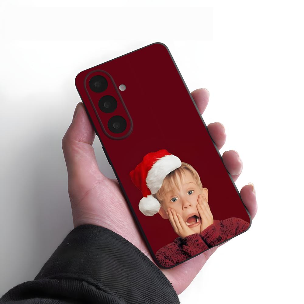 Home Alone Christmas Phone Case For Samsung A25 A13 A33 5G A54 A36 A35 A56 A52 A14 Shockproof Soft Cover
