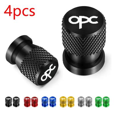 4pcs Car Wheel Tire Valve Caps Tyre Stem Covers Airdust Waterproof For Opc Accessories
