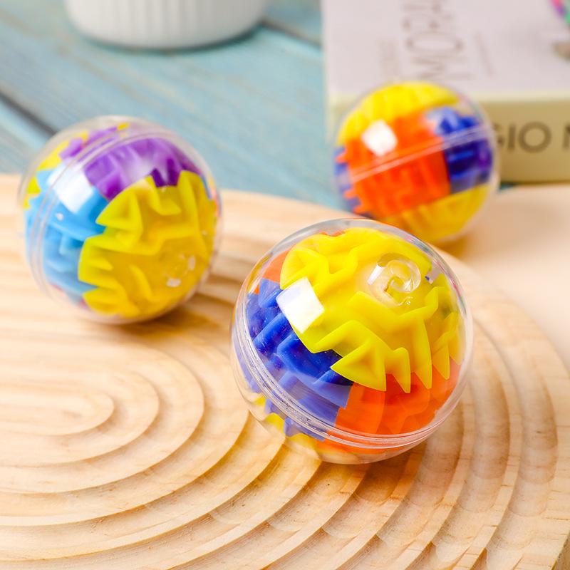 3D Maze Rolling Ball Puzzle: Interactive Intelligence Training Toy