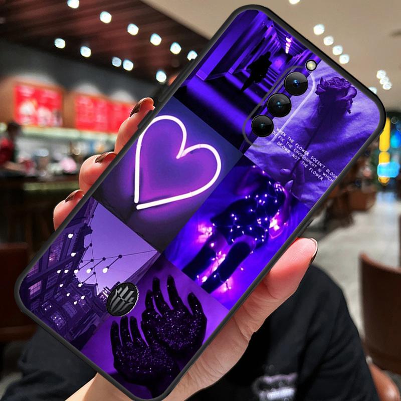 Purple Aesthetic Case For ZTE Nubia Red Magic 10S 10 8 9 8S 9S 11 Pro Plus 5G 6R 6 7 6S 7S Pro 10 Air Cover